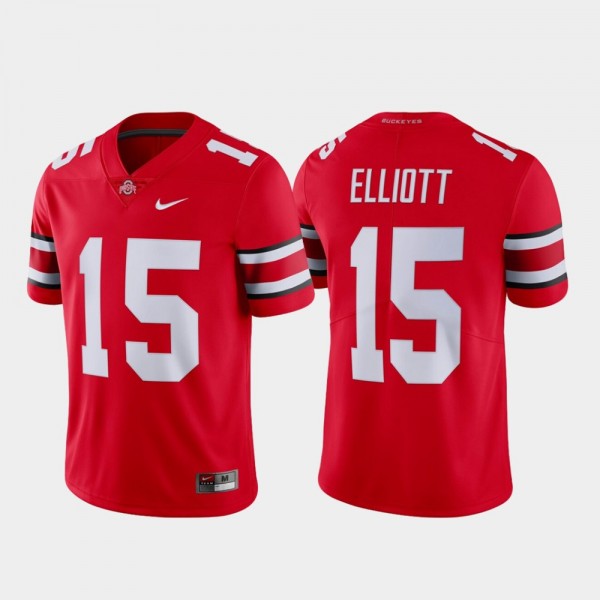 Ohio State Buckeyes Ezekiel Elliott Men's #15 Name & Number Limited Scarlet College Football Jersey 2404FOZO5